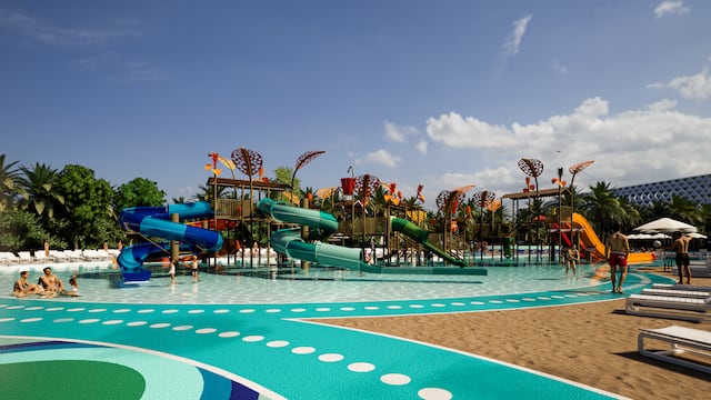 Falta poco para la apertura del parque acuático más grande del país. (Foto: Prensa)