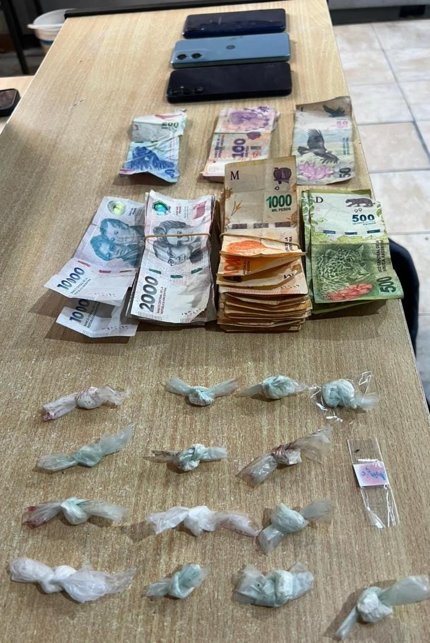 Los elementos incautados en Córdoba.