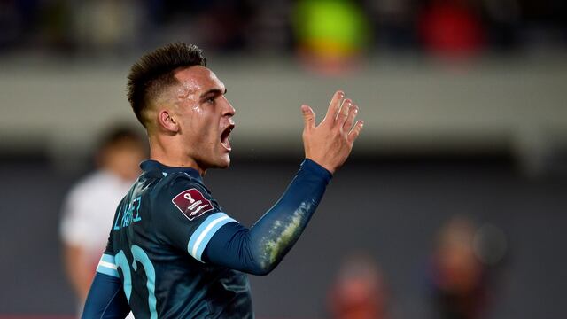 Lautaro Martínez, por Eliminatorias. (Archivo)