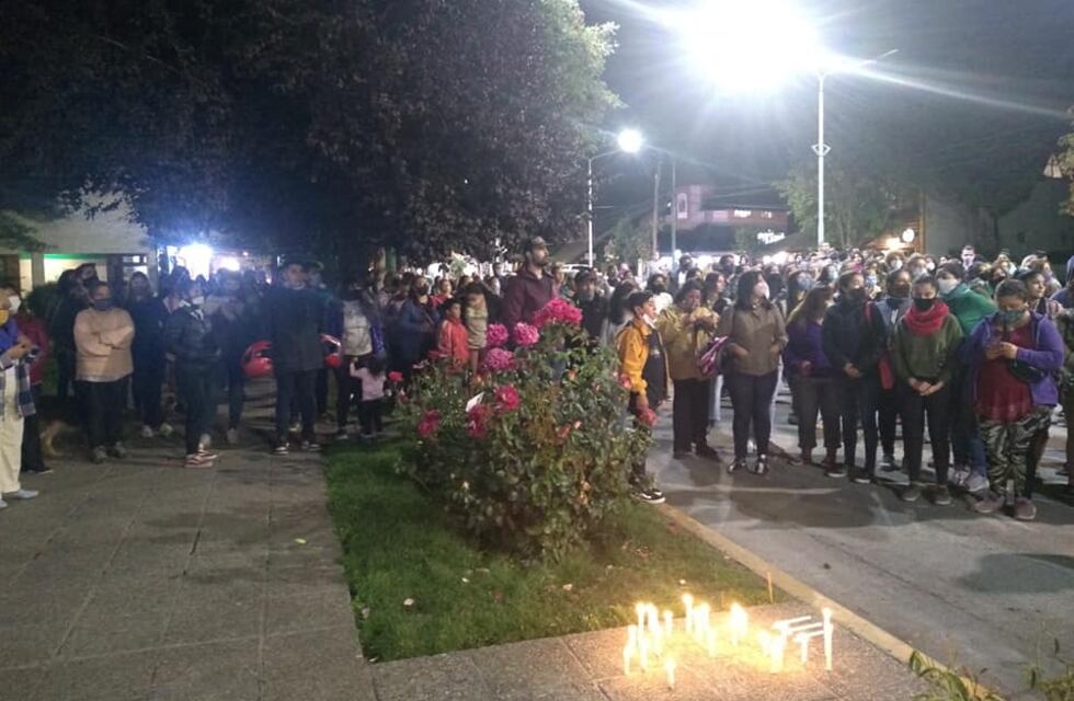 Marcha por el femicidio de Guadalupe Curual: la víctima ya había denunciado a su ex