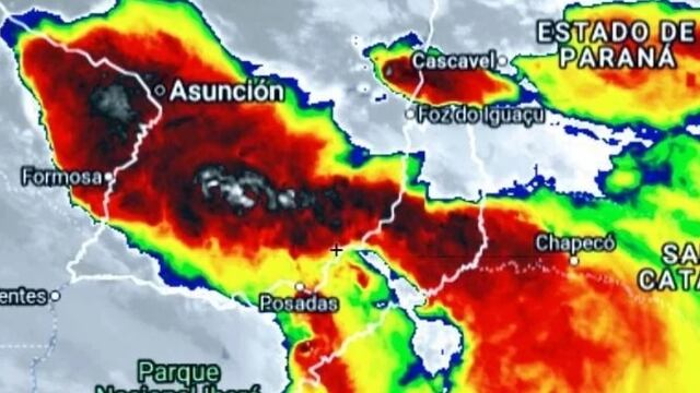 Alerta por la proximidad de la tormenta de Santa Rosa. Imagen ilustrativa.