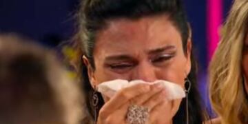 El llanto de Luciana tras las palabras de su familia.