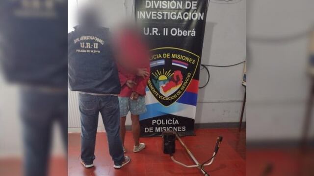 Un individuo fue detenido tras asaltar violentamente a una pareja de ancianos en Oberá.