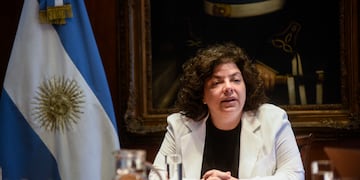 La ministra de Salud, Carla Vizzotti, se contactó con Fernán Quirós. (Foto de archivo: Prensa/Télam/CBRI)