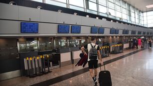 Paro de trabajadores de Aerolíneas Argentinas en el aeropuerto de la ciudad de Córdoba. (Ilustrativa)