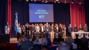 Se realizó el XXV Acto de Colación de Grados de UTN FRRa