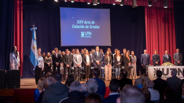 Se realizó el XXV Acto de Colación de Grados de UTN FRRa