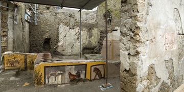Los trabajos de excavación de los arqueológos revelaron un "termopolio".