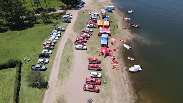 Continúa la búsqueda del hombre desaparecido en Embalse. (Gentileza Duar)