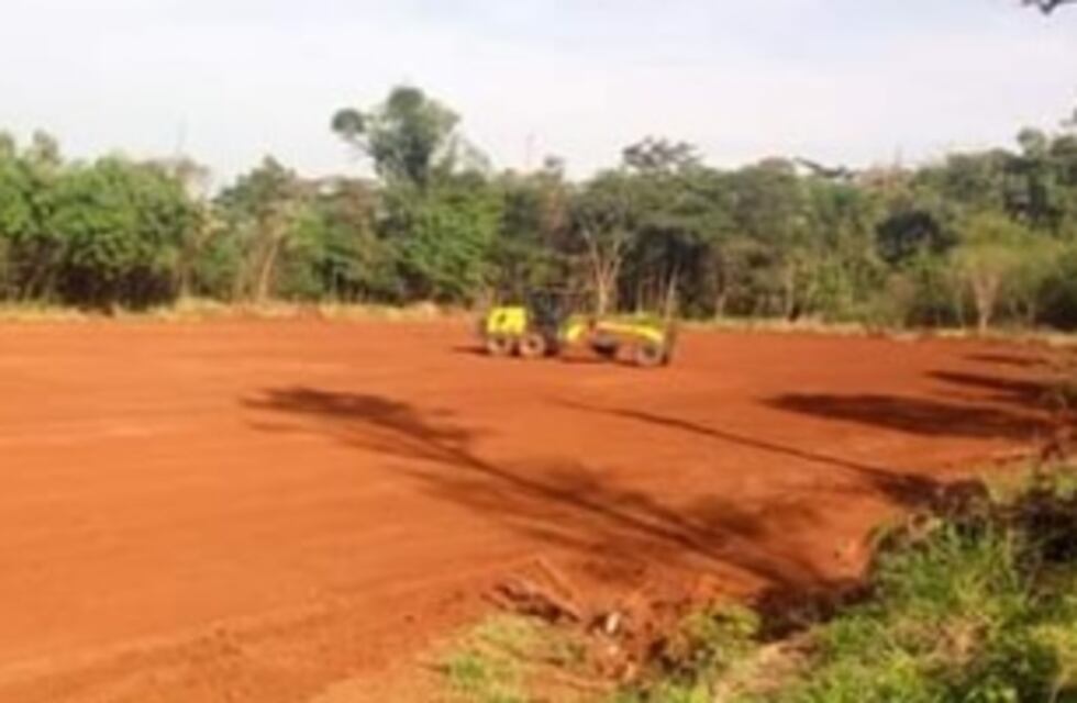 Continúan las obras para la futura cancha de hockey