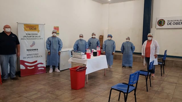 Programa de inmunización COVID-19 en Obera para mayores de 75 años.