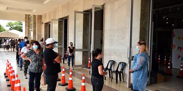 UNC. Menos gente que en los últimos días. (Pedro Castillo/ La Voz)