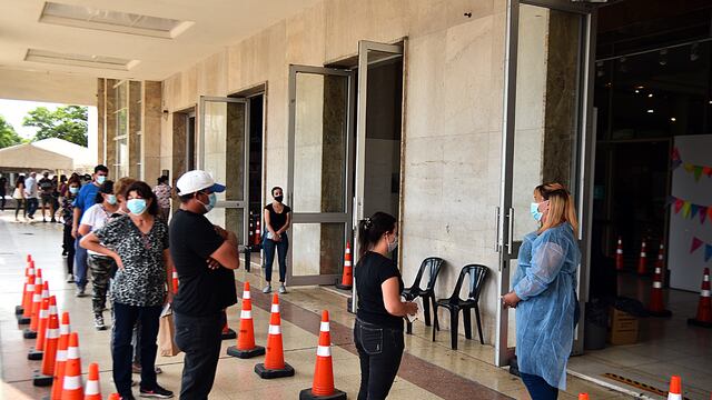 UNC. Menos gente que en los últimos días. (Pedro Castillo/ La Voz)