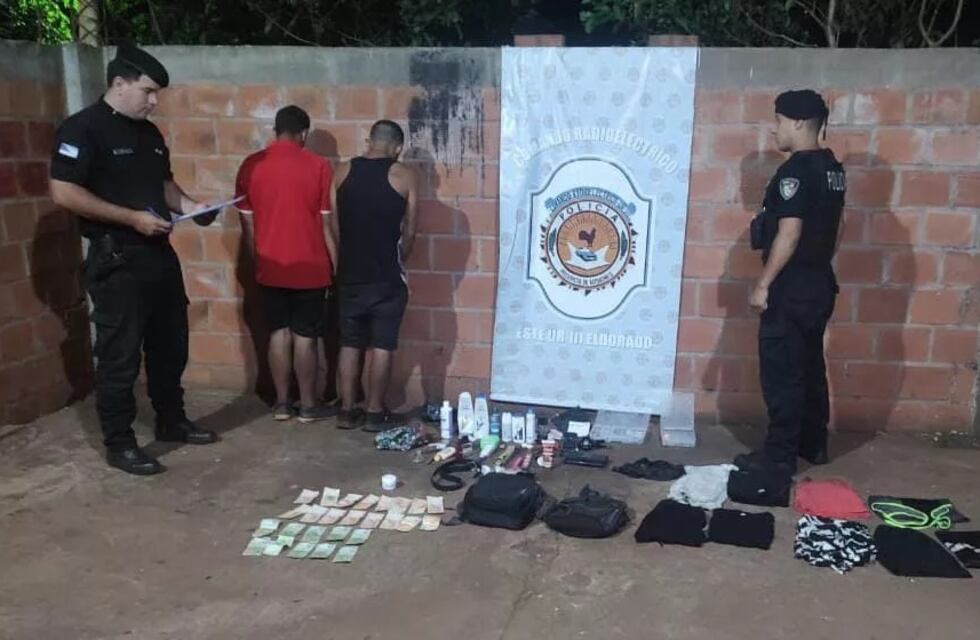 Arrestaron a dos jóvenes por robo en Eldorado