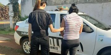 Una mujer detenida tras amenazas a transeúntes en Oberá.