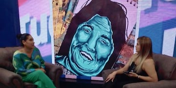 La artista visitó el living de Tucumán con Todo.