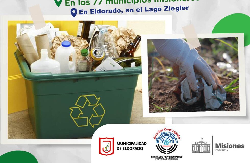 Se realizará en Eldorado la segunda jornada de Plogging
