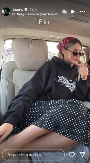 Chau Nicki Nicole: la tierna foto con la que Trueno confirmó su romance con Teresa Prettel