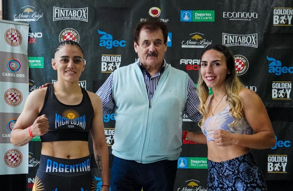 Boxeo femenino del mejor en Carlos Paz: pelean Luján y Merino, con dos títulos en juego