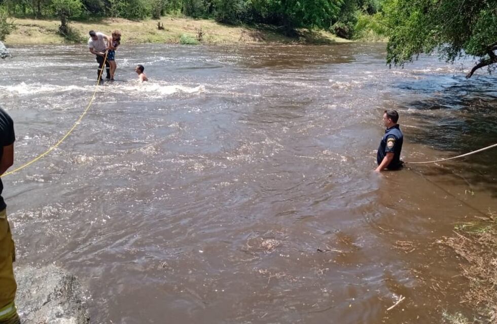 Córdoba: tres turistas debieron ser rescatadas del río Jaime