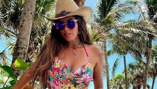 La cordobesa revivió la moda de los "pareos" y rovó suspiros en Instagram.