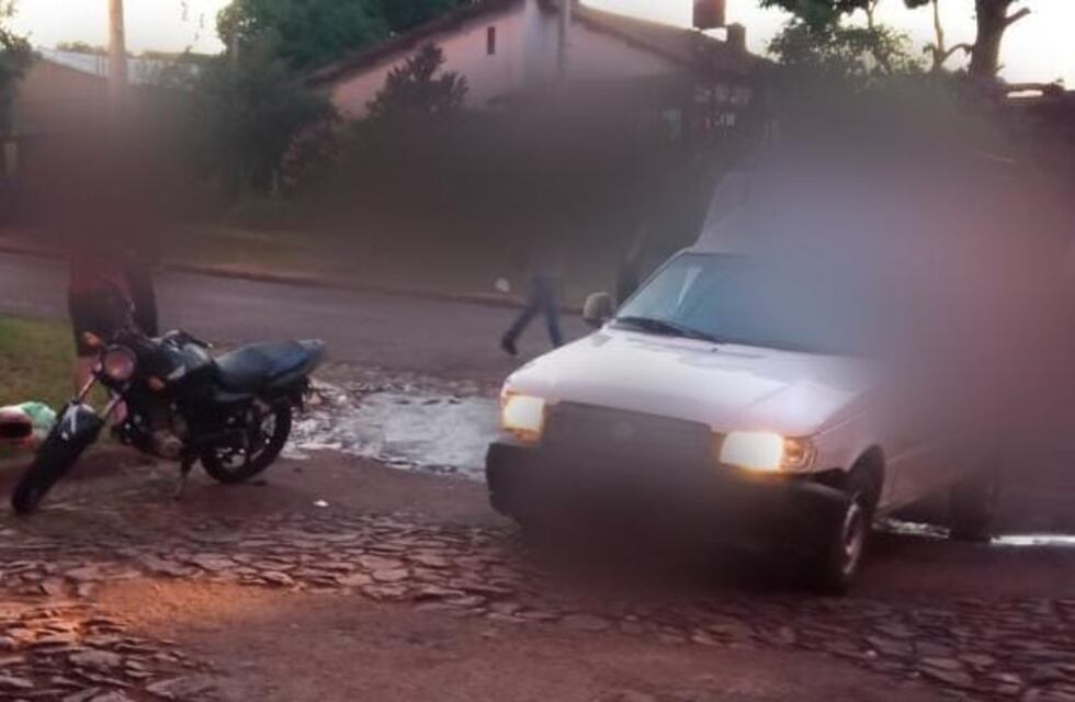 Tras un accidente vial, un individuo terminó herido en Oberá