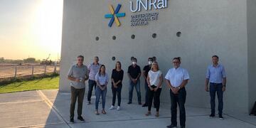 El intendente Luis Castellano y el rector Rubén Ascúa recorrieron el campus de la UNRaf