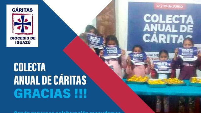 La colecta anual 2021 de Cáritas superó el 100% a la del año pasado