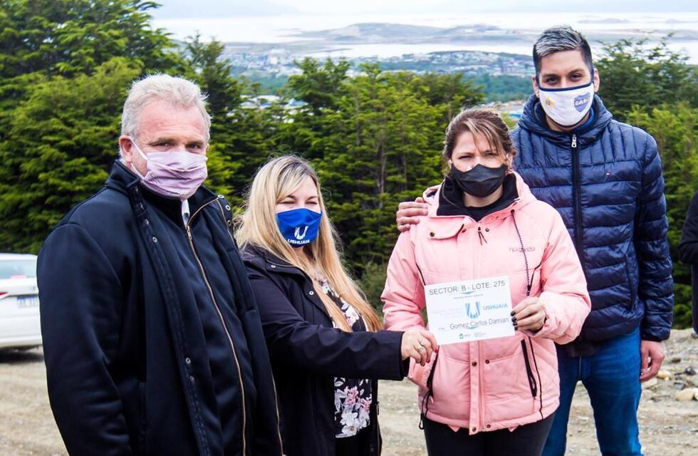 Ushuaia: continúa la entrega de lotes en la nueva urbanización San Martín