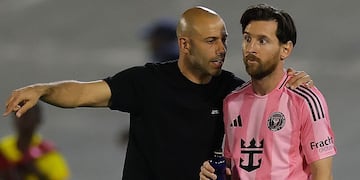Javier Mascherano y Lionel Messi