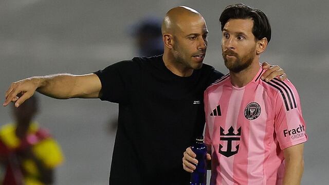 Javier Mascherano y Lionel Messi