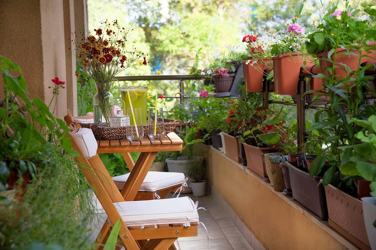 Flores para plantas en balcones en primavera