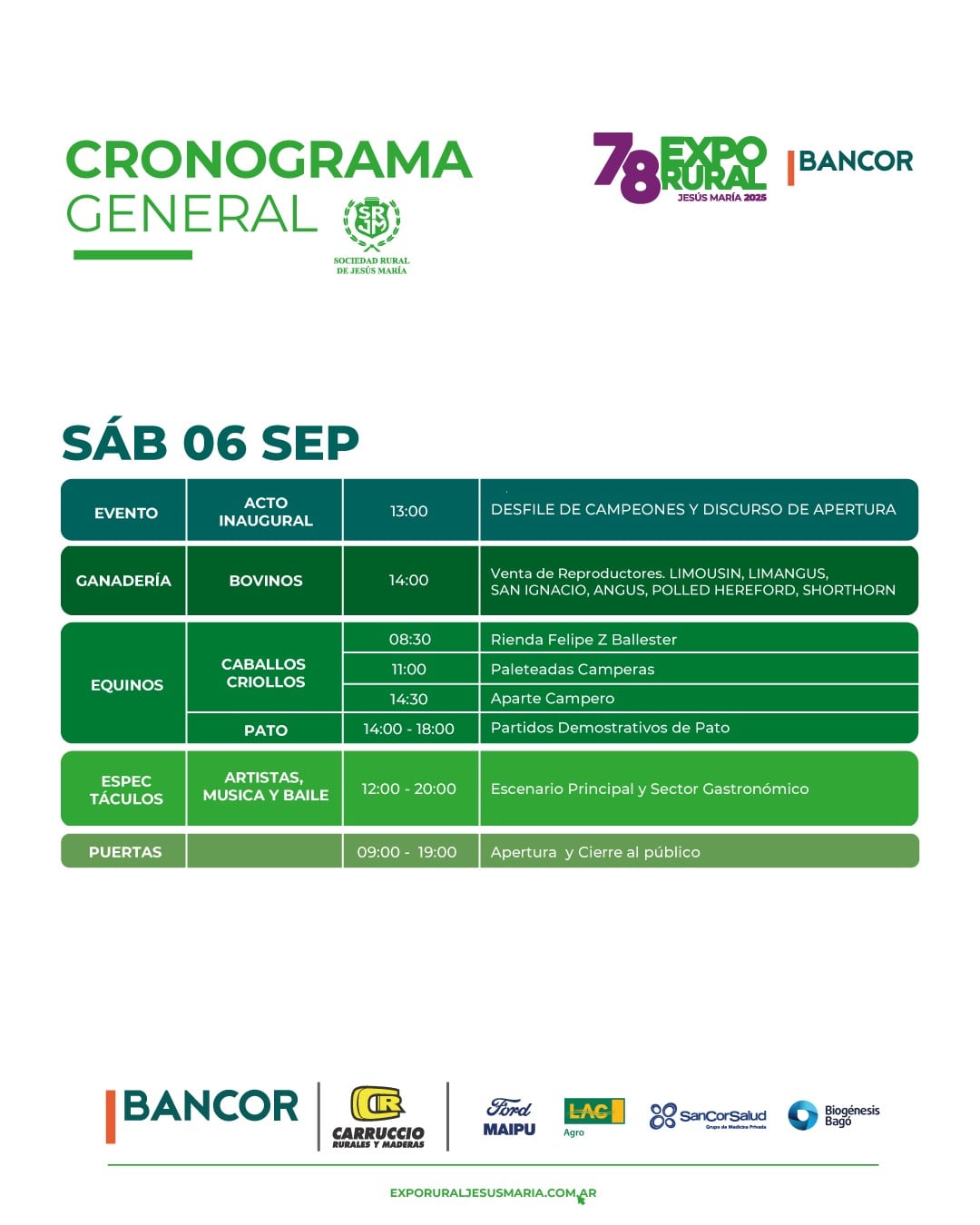 Todas las actividades para la exposición que aterriza en Córdoba.