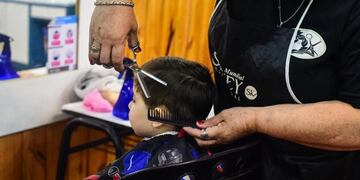 Ushuaia: más de 60 cortes de  cabello realizaron en la jornada “Vuelta al cole”