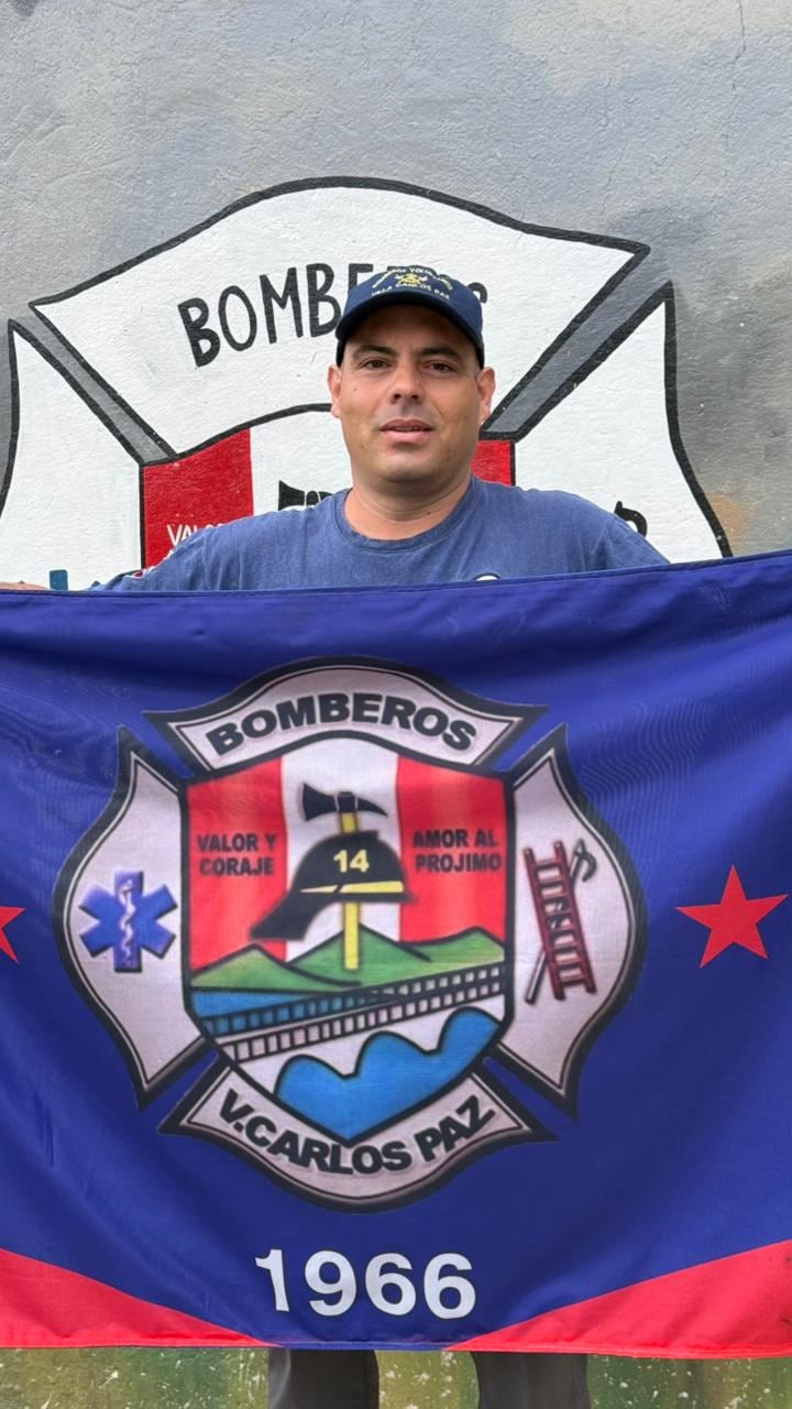 Bombero carlospacense representará a Villa Carlos Paz en competencia internacional en Chile