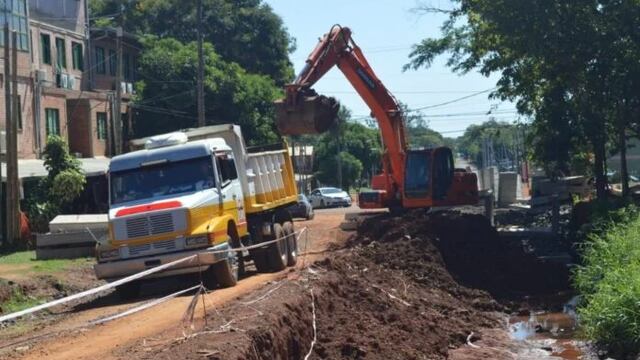 Obra hidráulica en Posadas