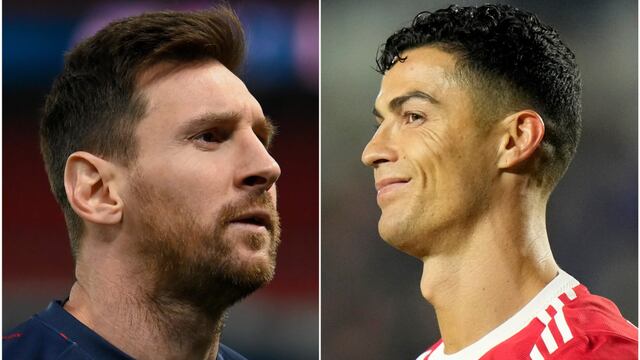 Lionel Messi y Cristiano Ronaldo.