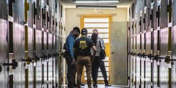Operativos en el establecimiento penitenciario.