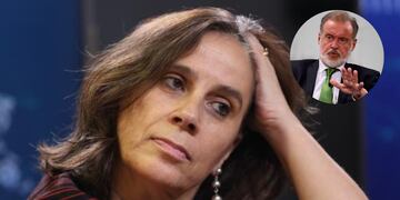 Antonia Urrejola se mostró molesta ante el tono de algunas quejas de Rafael Bielsa.