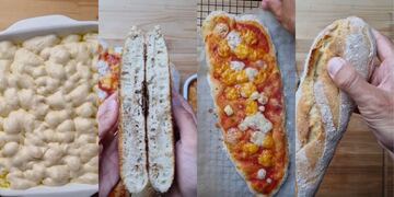 Receta 4 en 1: cómo hacer una masa para pizza, focaccia y más, con solo un kilo de harina