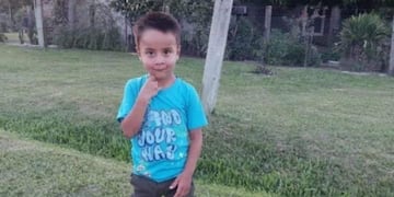 Loan tiene 5 años y desapareció este jueves en un paraje rural de Corrientes. Foto: Radio Dos)