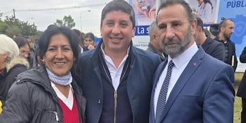Acompañó al gobernador Osvaldo Jaldo en el barrio Ampliación Presidente Perón.