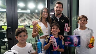 El argentino presentó la bebida con su familia hace meses.