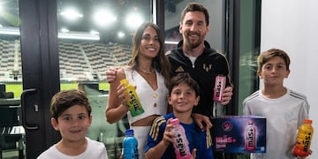 El argentino presentó la bebida con su familia hace meses.