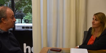 La presidenta del Honorable Concejo Deliberante de General Pueyrredon recibió al Dr. Roberto Benzo
