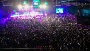 Festival Nacional del Cuarteto en anfi Villa María, segunda noche. (La Voz)