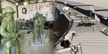 Río Grande: restauraron estatuas de soldados y las ubicarán en la nueva plaza cívica