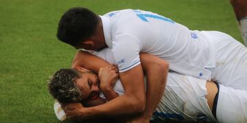 Con goles de Lomónaco y Ojeda el Tomba le ganó a Defensa y Justicia y terminará la fecha como uno de los punteros / Twitter Godoy Cruz.