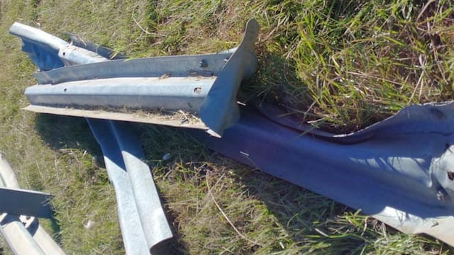 Insólito: los detuvieron cuando robaban los guardarraíl de la Circunvalación.