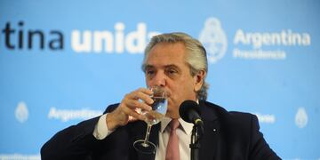 Alberto Fernández, contra la Corte Suprema. (Foto de archivo: Clarín)